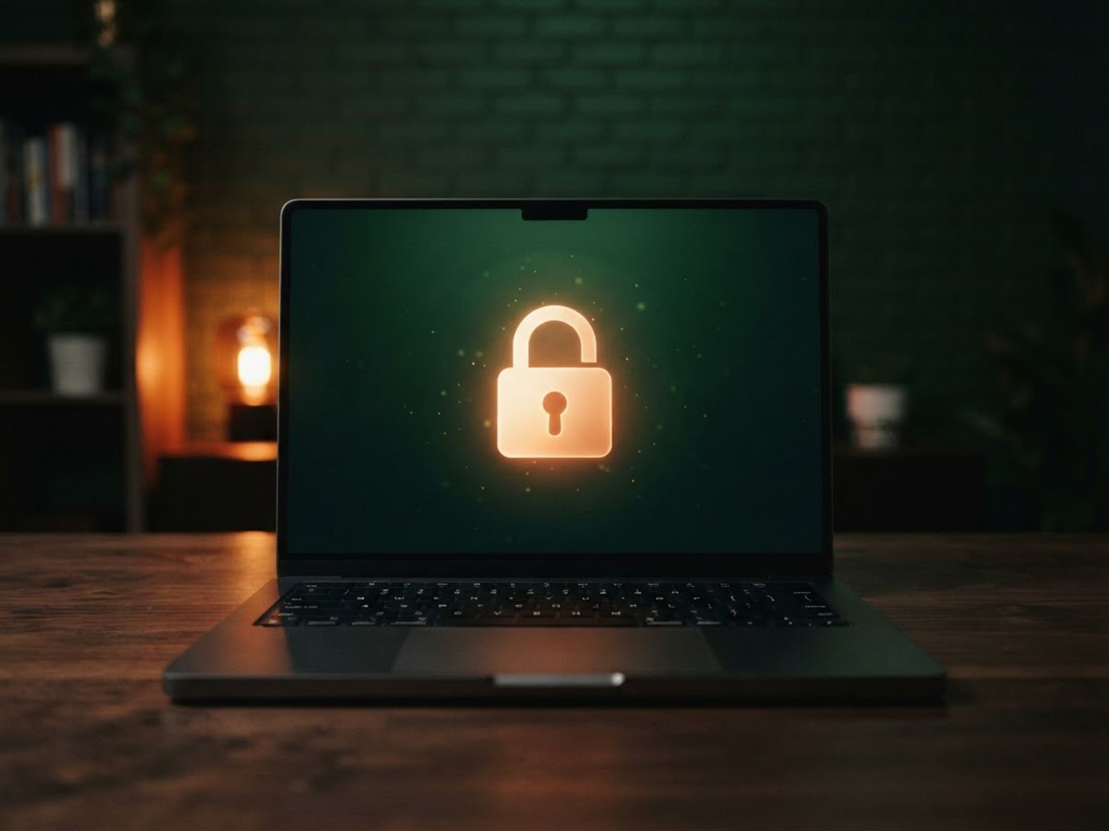 Ordinateur portable avec cadenas&nbsp;: une connexion DublinBet sécurisée